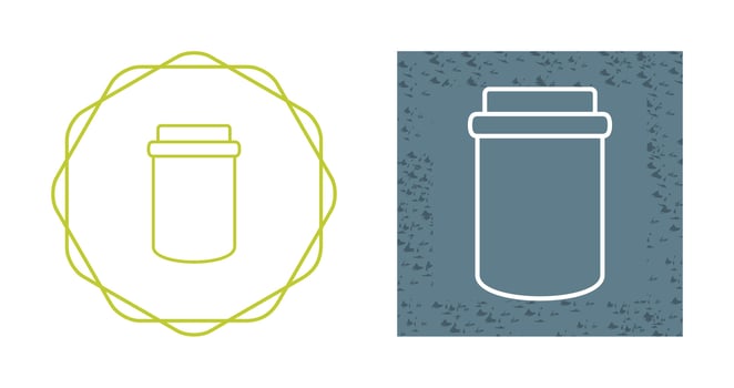 Jam Bottle Vector Icon