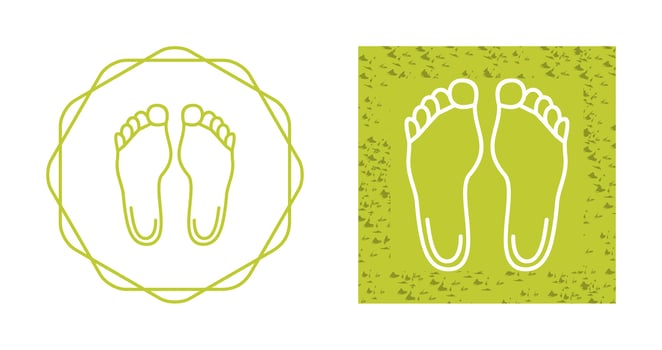Feet Vector Icon