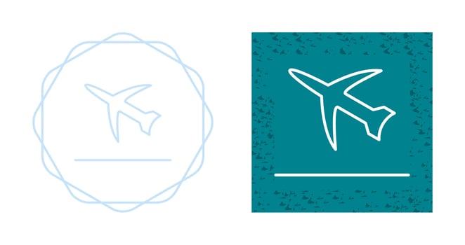 Flight Takeoff Vector Icon