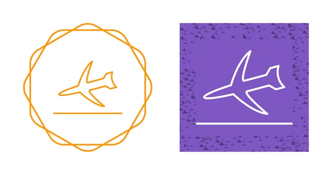 Flight Landing Vector Icon