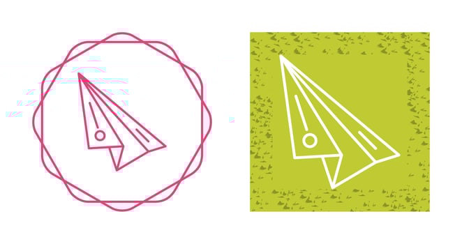 Paper Plane Vector Icon