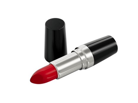 Close up of a lipstick 3d illustration png