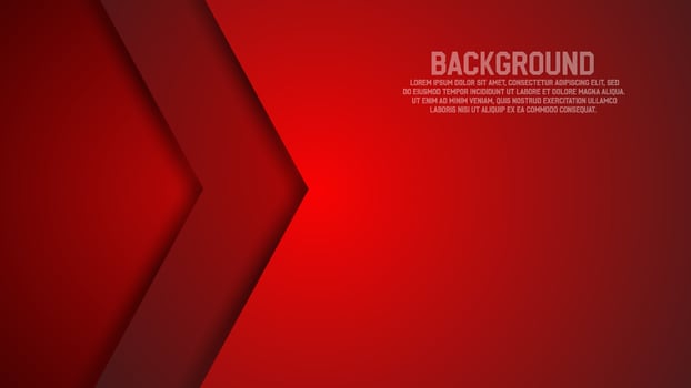 Corner arrows overlapping vector background on space for text and message artwork design