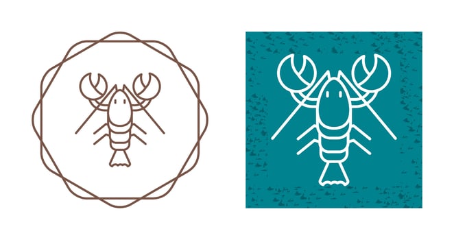 Lobster Vector Icon
