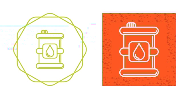 Oil Barrel Vector Icon