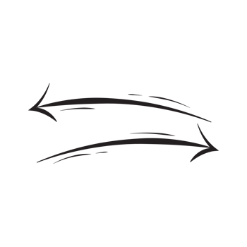 Arrow Handrawn Outline Style ax png