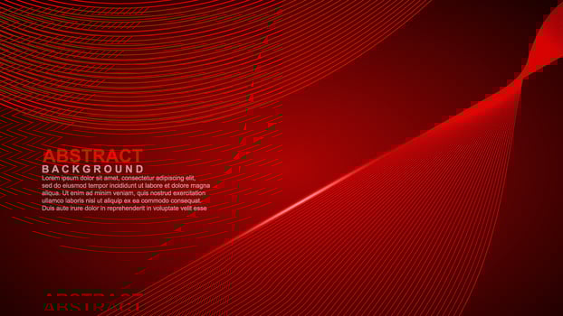 Abstract smooth waves on a background. Design element. Vector illustration.