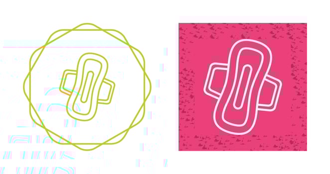 Sanitary Towel Vector Icon