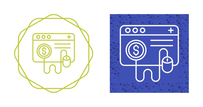 Pay Per Click Vector Icon