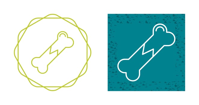 Broken Bone Vector Icon