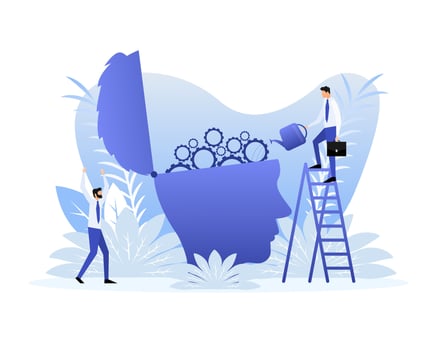Creative concept idea. Creative vector illustration. Team work concept