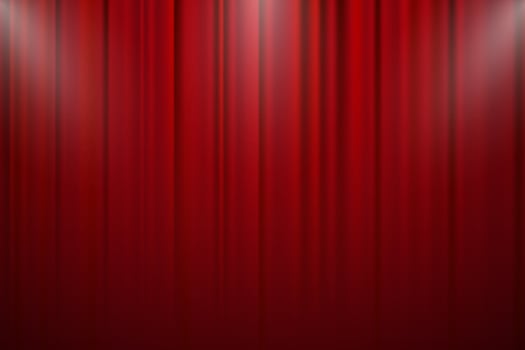 Old Movie ending screen background, the end vintage styled vector illustration.
