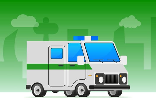 Car bank, Bank Armored Truck. Trucks for transporting currency. vector