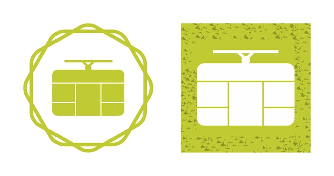 Cable Car Vector Icon