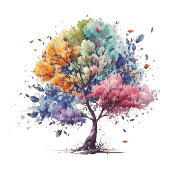 Free download png watercolor art background realistic photo, Ai Generative