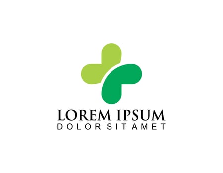 Medical pharmacy logo design template.- vector illustrator