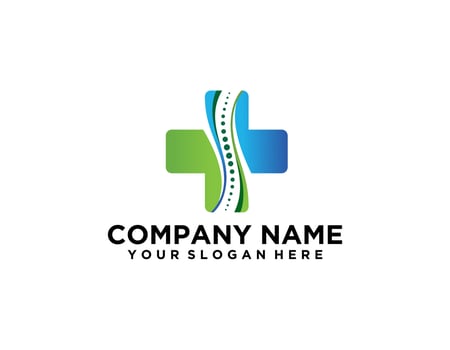 Medical logo, Medical Logo Health Icon isolated on White Background. Flat Vector Logo Design Template Element