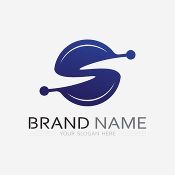 Business corporate S letter logo vector