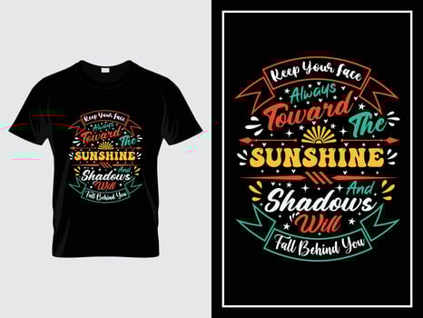 Typography or lettering and trendy quote or hand drawn lettering graphic for unique t shirt design vector