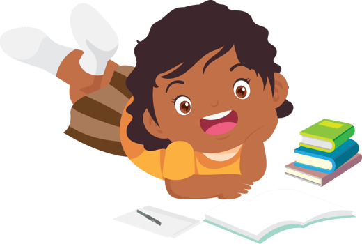 children reading books png