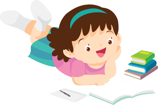 children reading books png
