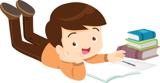 children reading books png
