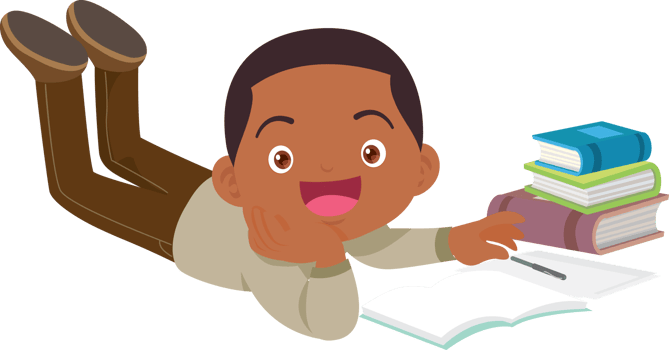children reading books png