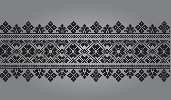 Vinyl Illustration Cut Out floral abstract vector