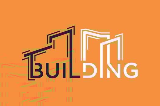 Contruction logo design unique style creative concept Premium Vector