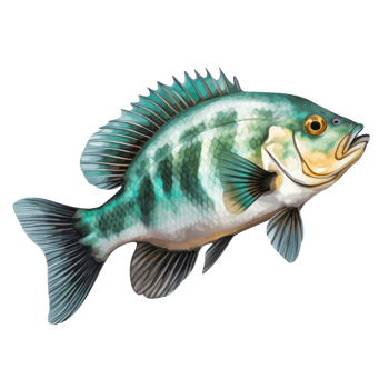 Colorful fish isolated png