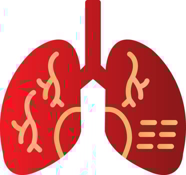 Lung Diseases Vector Icon Design