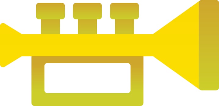 Trumpet Vector Icon Design