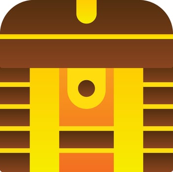 Treasure Chest Vector Icon Design