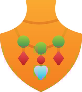 Necklace Vector Icon Design