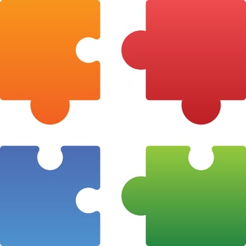Puzzle Vector Icon Design