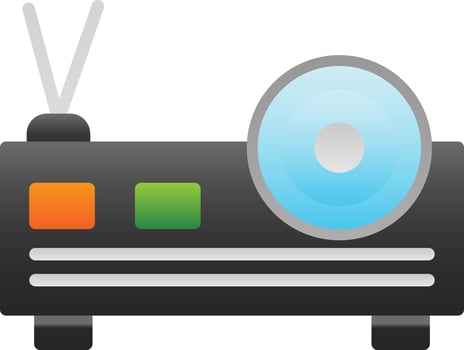 Projector Vector Icon Design