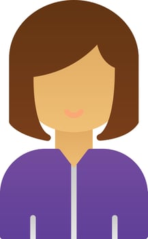 Female Vector Icon Design