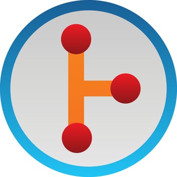 Merge Vector Icon Design