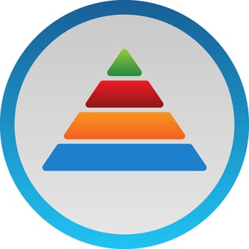 Piramid Vector Icon Design