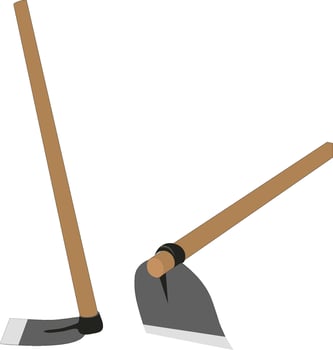 Grubber Spade Farming Tools vector