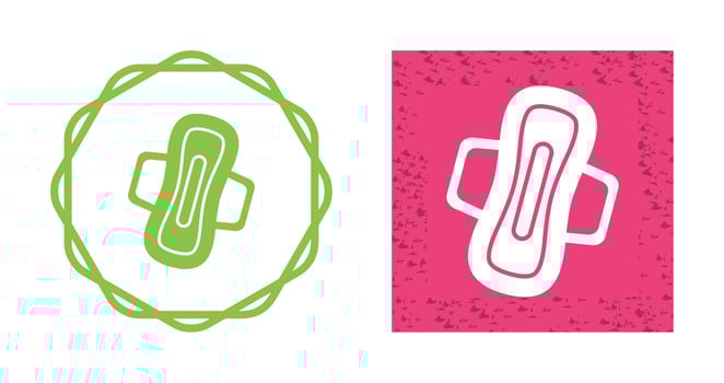 Sanitary Towel Vector Icon
