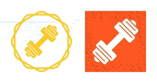 Dumbbell Vector Icon