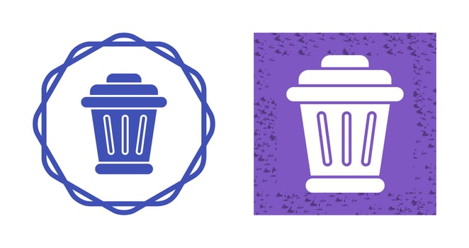 Garbage Vector Icon