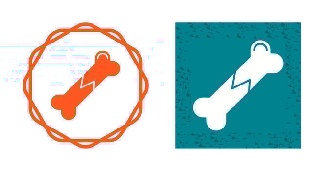Broken Bone Vector Icon