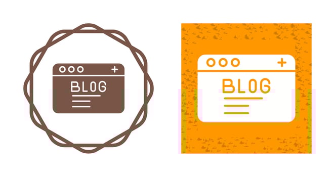 Blog Vector Icon