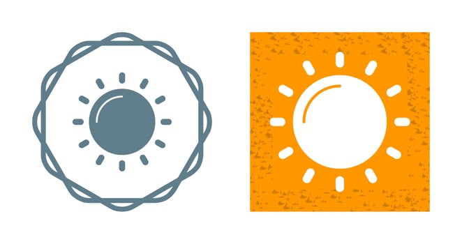 Sun Vector Icon