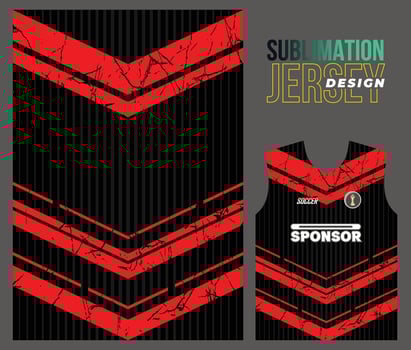 Vector jersey sports design for racing cycling football gaming motocross