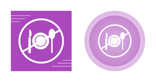 No Food Vector Icon