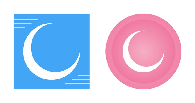 New Moon Vector Icon