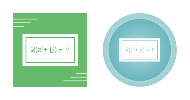 Solving Formula Vector Icon